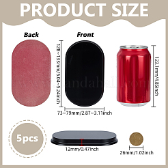 Oval Wooden Chassis Display Pedestals&nbsp;LS-ODIS-WH0025-274B
