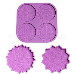 6 Styles Cup Mat Silicone Molds&nbsp;SIMO-PW0002-14