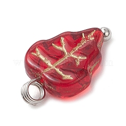 Czech Glass Charms&nbsp;PALLOY-JF04468-02