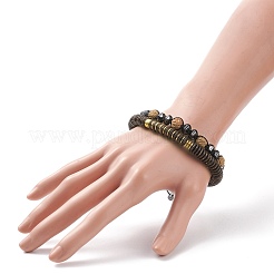 Wood Beaded Bracelet Sets&nbsp;BJEW-JB08349