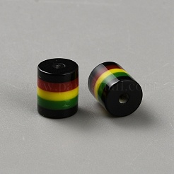 Jamaican Style Opaque Resin Beads&nbsp;RESI-WH20001-04