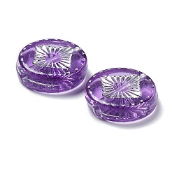 Plating Transparent Acrylic Beads&nbsp;X-OACR-G016-07K
