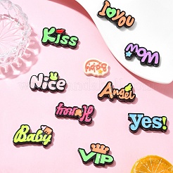 10Pcs 10 Styles Opaque Resin Decoden Cabochons&nbsp;FIND-YW0005-82