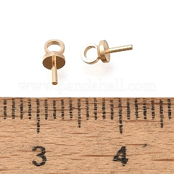 Brass Cup Pearl Peg Bails Pin Pendants&nbsp;KK-H506-10A-KCG