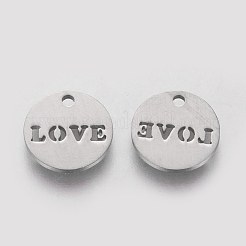 Non-Tarnish 304 Stainless Steel Charms&nbsp;STAS-Q201-T052