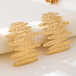 Oval Alloy Stud Earrings&nbsp;FS-WGEEE49-01