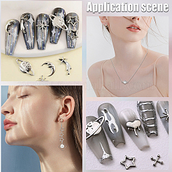 Cosmic Theme Zinc Alloy Cabochons&nbsp;FIND-SC0011-74C