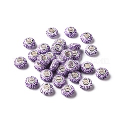 Opaque Resin European Beads&nbsp;RESI-C055-01