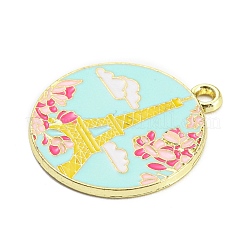 Alloy Enamel Pendants&nbsp;ENAM-M217-03C-G