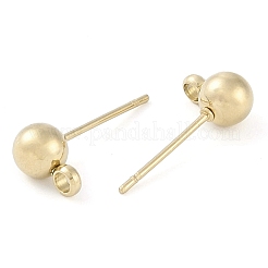 Ion Plating(IP) 304 Stainless Steel Stud Earring Findings&nbsp;STAS-P366-95C-G