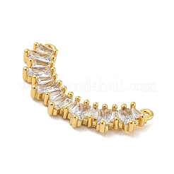 Brass with Cubic Zirconia Pendants&nbsp;KK-Z032-01F-G