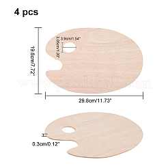 Wooden Painting Palette&nbsp;DIY-PH0026-80