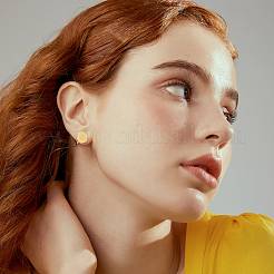 10Pcs 5 Colors 304 Stainless Steel Cuff Earrings&nbsp;EJEW-HS0001-43A