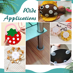 400Pcs Self-adhesive Felt Chair Leg Floor Protectors&nbsp;AJEW-BC0009-82