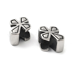 304 Stainless Steel European Beads&nbsp;STAS-V008-42AS