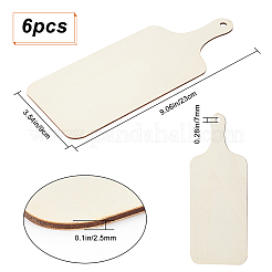 Mini Wooden Cutting Board with Handle&nbsp;AJEW-GF0004-68