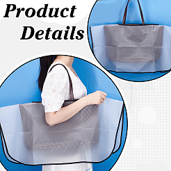 1Pc Square Frosted EVA Dustproof Handbag Rain Protectors&nbsp;AJEW-PH0006-83