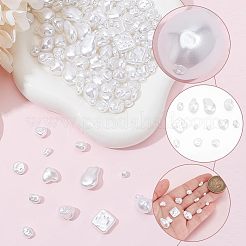 12 Sets 12 Styles ABS Plastic Imitation Pearl Beads&nbsp;FIND-AR0005-25