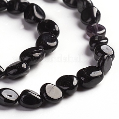 Natural Black Tourmaline Beads Strands&nbsp;X-G-D0002-B39