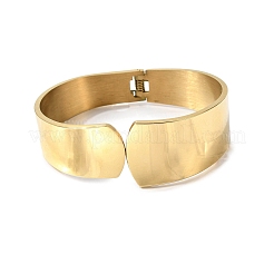 304 Stainless Steel Hinged Bangles&nbsp;BJEW-D408-13G