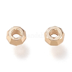 Brass Spacer Beads&nbsp;X-KK-H101-04LG