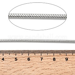 304 Stainless Steel Square Snake Chains&nbsp;STAS-L306-06A-P