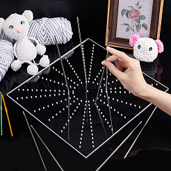 Acrylic Crochet Blocking Board&nbsp;AJEW-WH0317-03