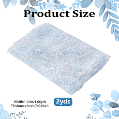 2 Yards Organza & Sequins Cloth Fabric&nbsp;DIY-NB0016-06