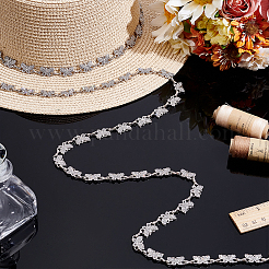 1Pc Alloy Glass Crystal Rhinestone Butterfly Link Chains&nbsp;LCHA-PH0001-01