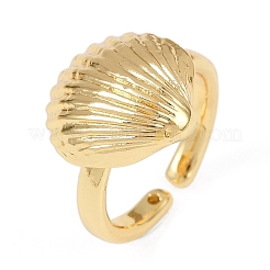 Ocean Theme Brass Cuff Rings&nbsp;RJEW-C135-01G-07