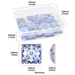 1 Bag Glass Cabochons&nbsp;GGLA-FS0001-17