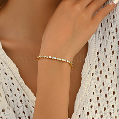 Minimalist Brass Pave Cubic Zirconia Tennis Bracelets for Women&nbsp;YE4484-1