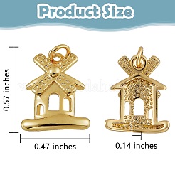 10Pcs Brass Charms&nbsp;KK-SZ0004-80