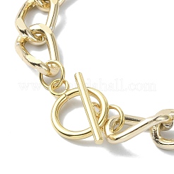 Acrylic & Aluminum Curb Chain Necklace&nbsp;NJEW-JN04554