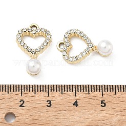 Alloy Rhinestone Pendants&nbsp;ALRI-D303-14G-01