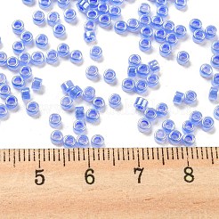 Electroplate Transparent Glass Seed Beads&nbsp;SEED-S042-16A-06
