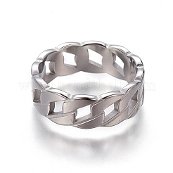 Tarnish Resistant 202 Stainless Steel Finger Rings&nbsp;RJEW-E158-22P