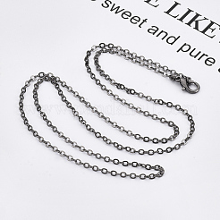 Brass Cable Chains Necklace Making&nbsp;LS-MAK-N029-01B