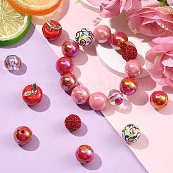 DIY Acrylic and Pave Disco Ball Beads Findings Kits&nbsp;DIY-FS0010-56A