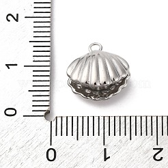 Brass Micro Pave Clear Cubic Zirconia Charms&nbsp;KK-Z112-32P