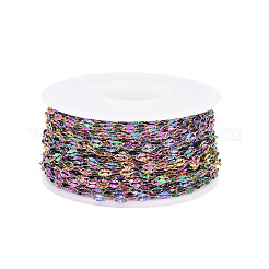 Ion Plating(IP) 304 Stainless Steel Textured Dapped Chains&nbsp;CHS-D004-02