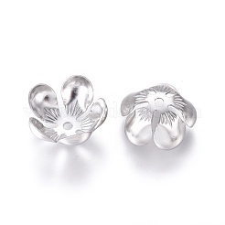 Non-Tarnish 5-Petal 316 Surgical Stainless Steel Fancy Bead Caps&nbsp;STAS-G196-05P