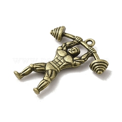 Tibetan Style Alloy Sport Pendants&nbsp;PALLOY-M217-43AB