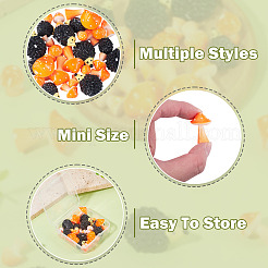 30Pcs 5 Styles Resin Hedgehog & Mushroom Display Decoration&nbsp;DJEW-TA0001-49