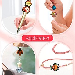 12Pcs 12 Styles Thanksgiving Silicone Beads&nbsp;SIL-FS0001-37