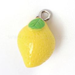 Lemon Resin Pendants&nbsp;RESI-R184-01
