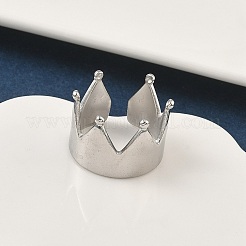 304 Stainless Steel Open Cuff Rings for Women&nbsp;RJEW-A079-09A-P