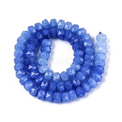 Imitation Jade Crackle Glass Beads Strands&nbsp;LS-GLAA-N068-01A-A02