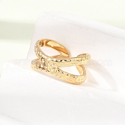 304 Stainless Steel Cuff Open Rings&nbsp;SA-CBAD22F-01G-D