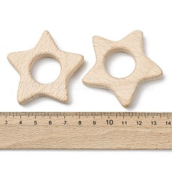 Natural Beech Wood Linking Rings&nbsp;WOOD-I017-03